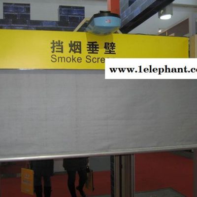 山东济南济宁电动挡烟垂壁玻璃挡烟垂壁硅胶布无机布挡烟垂壁图3