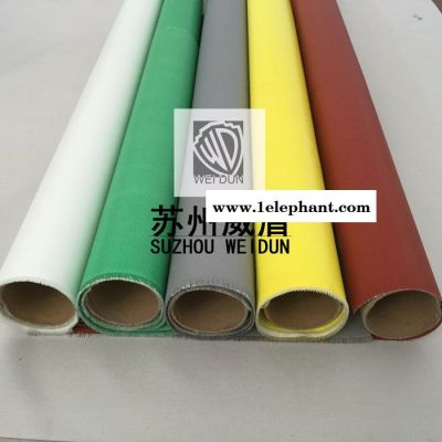 苏州威盾风管专用硅胶布通风软连接布,银灰色硅胶布,红色硅胶布图5