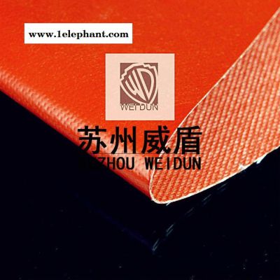 苏州威盾风管专用硅胶布通风软连接布,银灰色硅胶布,红色硅胶布图2