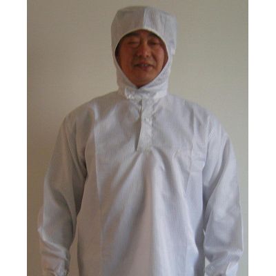 昆山市防静电连帽分体服 防静电连帽无尘服 实验服、食品服图3