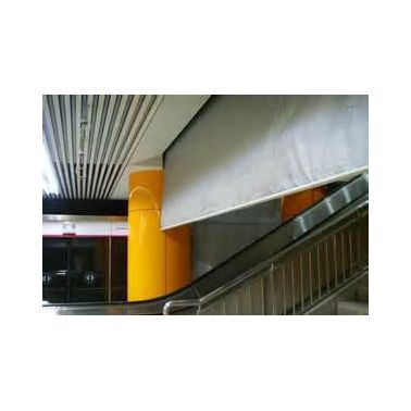 山东银灰色硅胶布，固定挡烟垂壁硅胶布防火布生产