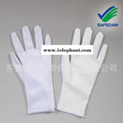 点塑手套 加长PU涂层过胶布防静电手套电子厂专用无硫耐酸碱作业图3