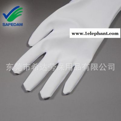 点塑手套 加长PU涂层过胶布防静电手套电子厂专用无硫耐酸碱作业图2