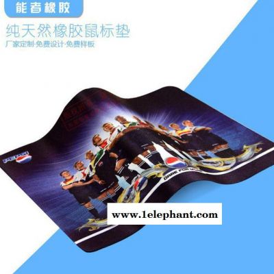 热转印彩色天然橡胶布面鼠标垫 定制款广告鼠标垫图3