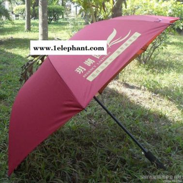 深圳高尔夫伞厂订做 色胶布防紫外线全遮光高尔夫伞 雨伞印LOGO