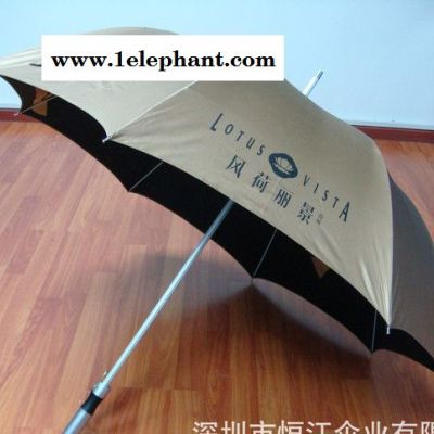 恒江伞业 订做 HJ-006 高品质广告伞大拉簧金胶布高尔夫伞图3