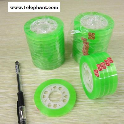 特粘型透明文具胶带宽0.7cm净厚12mm小胶带 胶布 封口图2