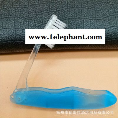 酒店宾馆民宿一次性牙刷 折叠牙刷梳子 洗漱旅行牙刷套装图5