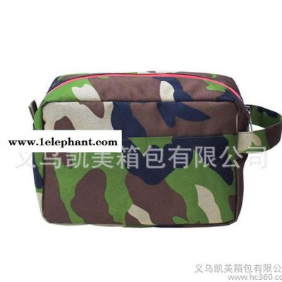 欧美潮流直接迷彩图案防水拉链洗漱包化妆包收纳包图3