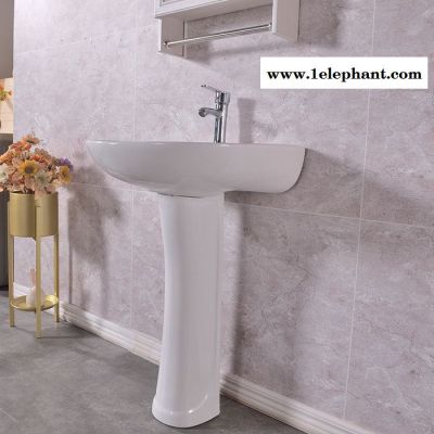 爱赏 陶瓷立柱盆  洗漱台生产厂家 批发工程卫浴  3303图4