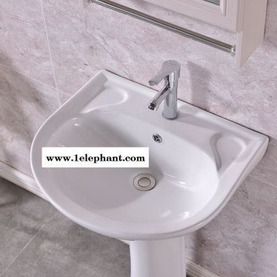 欣众合陶瓷立柱盆  洗脸台  批发工程洗漱盆 山东立柱盆厂家 3303图5