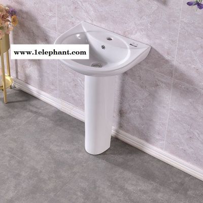 供应陶园盛世立柱盆  洗手盆 洗漱池批发  3015 河南陶瓷卫浴厂家图5