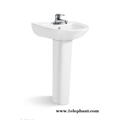 供应陶园盛世立柱盆  洗手盆 洗漱池批发  3015 河南陶瓷卫浴厂家图6