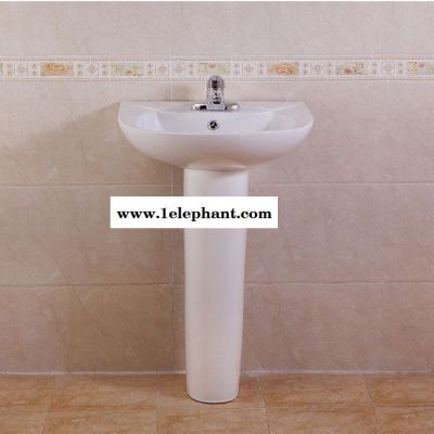 供应陶园盛世立柱盆  洗手盆 洗漱池批发  3015 河南陶瓷卫浴厂家图2