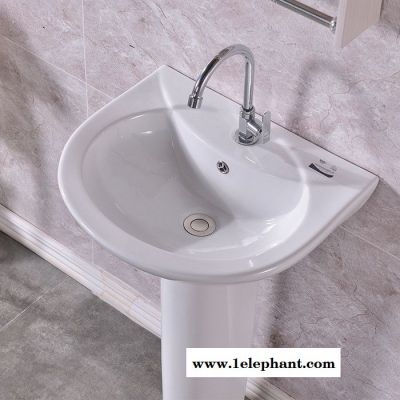 供应陶园盛世立柱盆  洗手盆 洗漱池批发  3015 河南陶瓷卫浴厂家图4