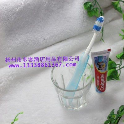 山东省烟台市酒店用品宾馆客房一次性洗漱用品套装 牙刷拖鞋洗漱套装**图2