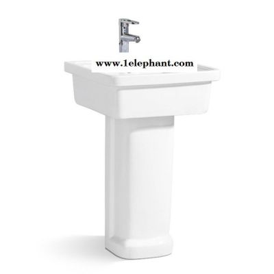 爱赏 陶瓷洗漱盆 阳台户外立柱盆批发 河南陶瓷卫浴厂家电话图2