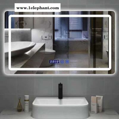 智能镜洗浴,LED蓝牙洗漱镜子,卫浴洗手间除雾镜,LED浴室镜,河北沙河工厂专业定制图2