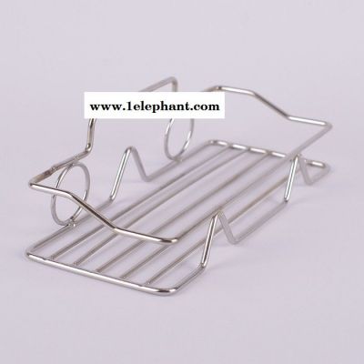 卫生间置物架壁挂式洗手间厕所收纳架浴室收纳架不锈钢洗漱免打孔图1