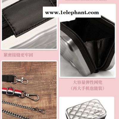 迷你化妆洗漱包收纳盒航空过夜包简约小号旅行箱式手拿包图6