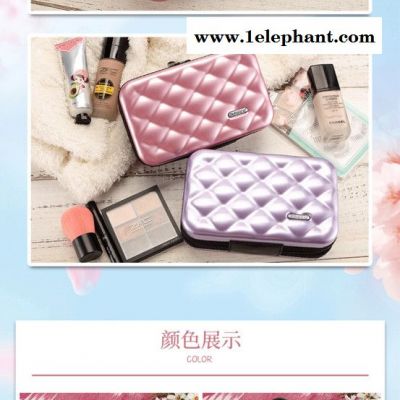 迷你化妆洗漱包收纳盒航空过夜包简约小号旅行箱式手拿包图7