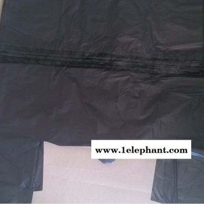 【精淘塑料】90x110cm黑色大垃圾袋 平口加厚批发物业酒店专用黑色大垃圾袋图3