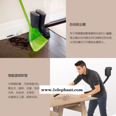 Cyclo Vac H215有线中央吸尘器家用小型大吸力运行安静强力手持式地毯除尘除螨机便携易清洁餐厅厨房洗漱间大平层图6