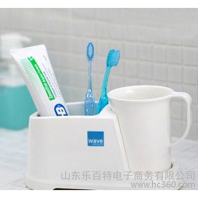 韩国进口昌信牙刷 牙具牙膏收纳桶 刷牙杯洗漱杯收纳整理