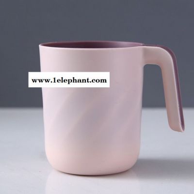简约双色洗漱杯 家用塑料带手柄刷牙 杯子创意情侣牙刷 缸学生漱口杯图6