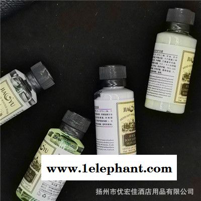 酒店宾馆一次性洗发水沐浴液 瓶装洗发液 客房一次性洗漱用品图2