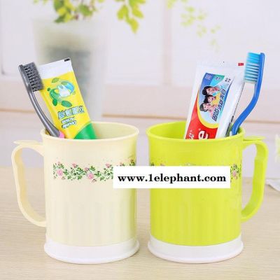 【天天特价】糖果色情侣漱口杯 塑料刷牙杯子 纯色洗漱杯带手柄图2