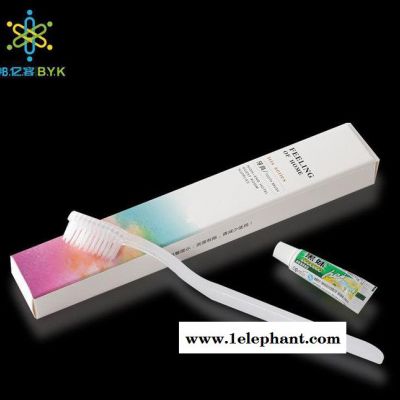 混批酒店宾馆一次性牙刷 二合一牙具套装客房洗漱用品图3