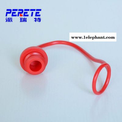 塑料橡胶防尘塑料帽 红色橡胶防尘帽 液压快速接头防尘帽图2