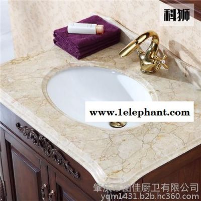 科狮家居简约现代橡木浴室柜实木洗漱台美式卫浴柜落地卫生间洗脸盆CD-121A图5
