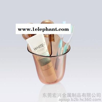 爱浦家居/舒适地带/东莞**环保PET材质吸壁式牙刷架/真空吸盘**吸力洗漱架/规模 热门浴室用品吸盘牙刷架/批发图4