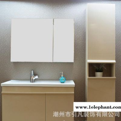 陶瓷卫浴洁具 标准镜柜尺寸橡木浴室柜 美式洗漱盥洗台卫浴柜图2