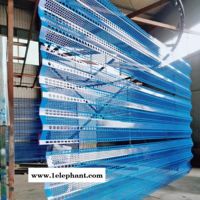 程鼎 挡风防尘金属墙 三峰抑尘墙 防尘网厂家图2