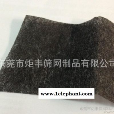 黑色防尘不织布，无纺布喇叭听筒防尘网图3