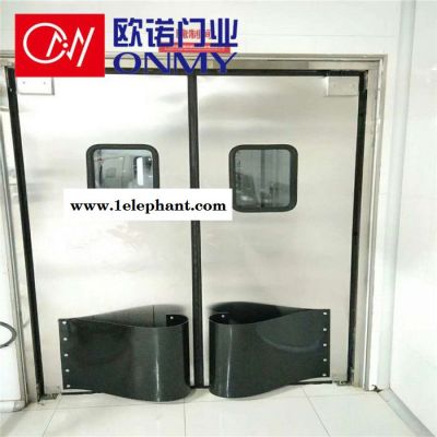 车间防尘不锈钢自由门 防撞自由门 防尘自由门图3