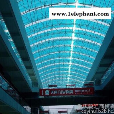 重庆毅汇耐力板雨篷厂房广告灯箱视窗板农业温室大棚采光板防雾滴板UV板抗紫外线板篮球板pc聚碳酸酯耐力板支架空调阳台雨篷板图8