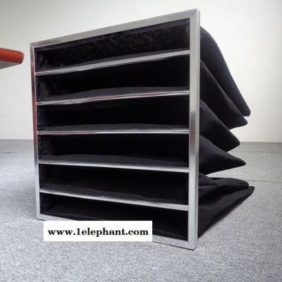 TNS 环保设备厂食品厂定做活性炭空气过滤器 板式袋式活性炭过滤器捕集粉尘 净化空气