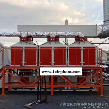 世纪奥瑞厂家定制催化燃烧设备 汽修厂活性炭吸附箱废气处理器