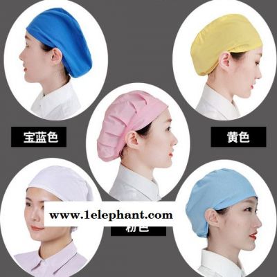 如春亦敏 卫生工作帽 白色医生护士帽子 福建卫生防尘帽厂家 纺织女工包头发头套批发价优图3