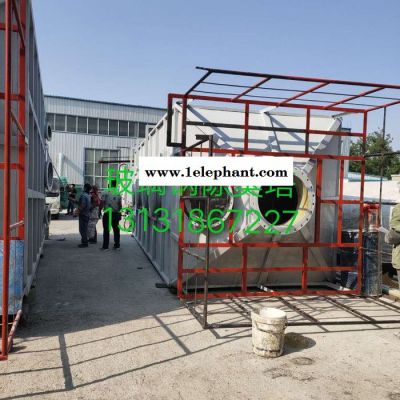 中富 加工定制 玻璃钢锅炉水膜除尘器玻璃钢湿式脱硫塔小型喷淋塔 玻璃钢活性炭过滤器图3
