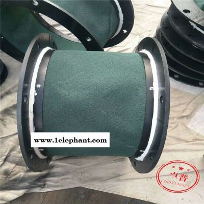 卓普伸缩式帆布软连接  耐磨防尘帆布风管图4