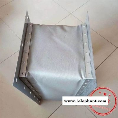 卓普伸缩式帆布软连接  耐磨防尘帆布风管图7