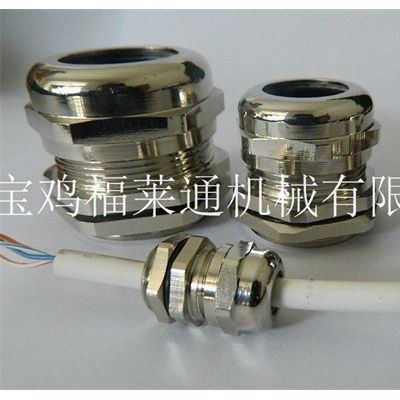 福莱通CGB-M20 铜镀镍防水格兰头 防水防尘电缆固定头生产厂家图2