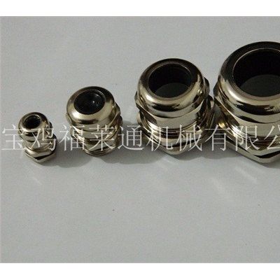 福莱通CGB-M20 铜镀镍防水格兰头 防水防尘电缆固定头生产厂家图7