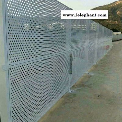 佳通防尘圆孔网防风冲孔围挡镀锌冲孔网冲孔施工围挡图2