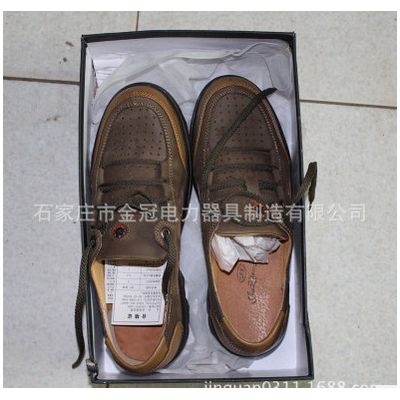 真皮绝缘鞋 电工绝缘皮鞋 高压绝缘鞋 6kv图3